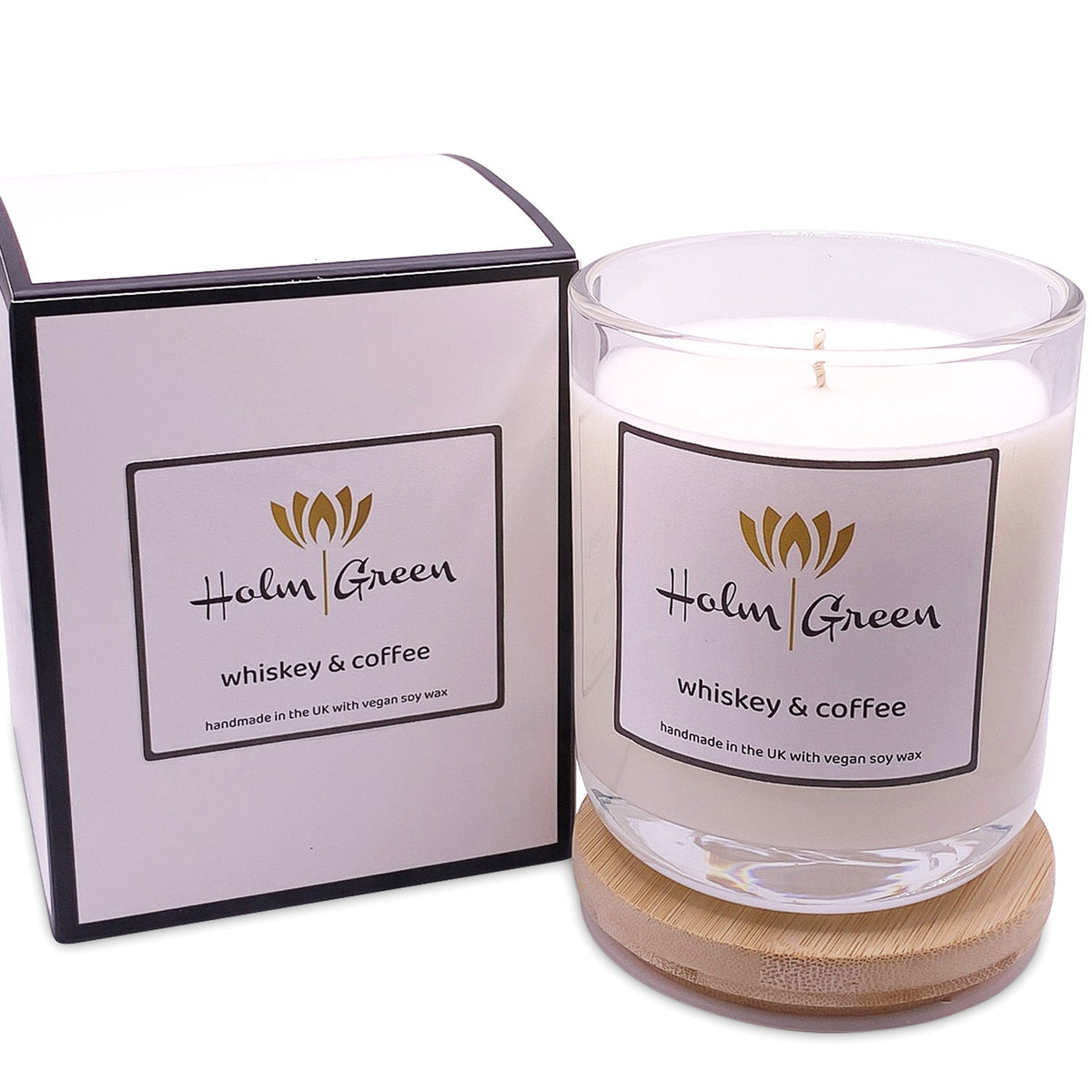 Whiskey &amp; Coffee Scented Candle Holmgreen