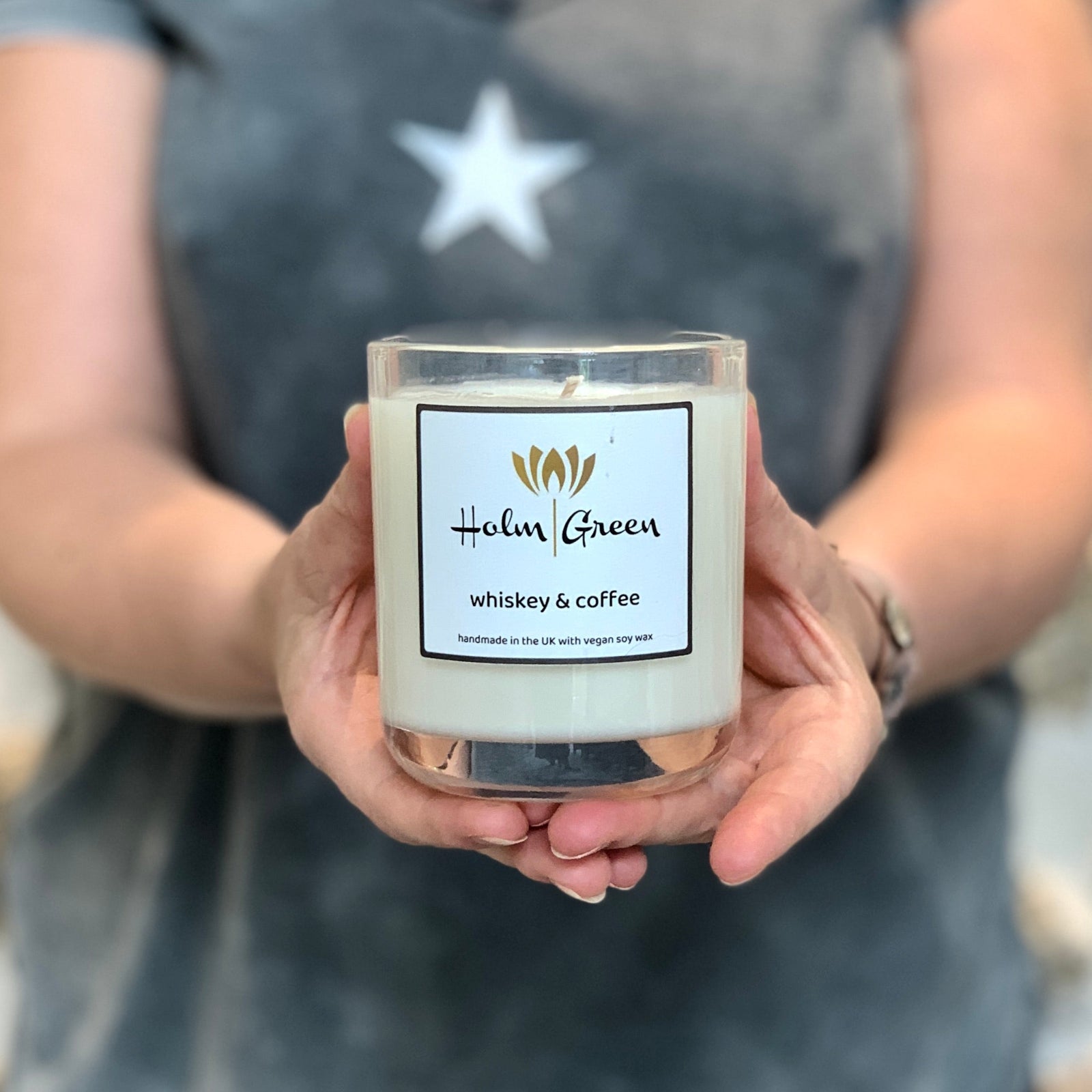 Whiskey & Coffee Scented Candle Holmgreen