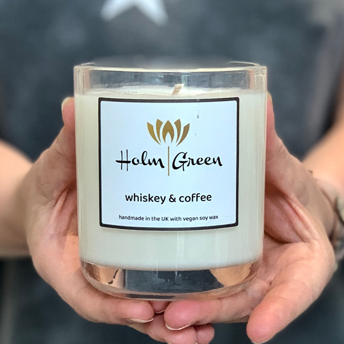 Whiskey &amp; Coffee Scented Candle Holmgreen